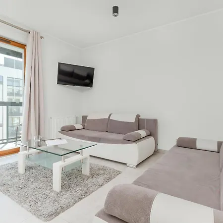 Nowoczesne I Komfortowe Z Widokiem Na Morze Na 11 Pietrze W Gdansku By Renters 公寓
