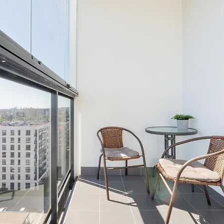 Nowoczesne I Komfortowe Z Widokiem Na Morze Na 11 Pietrze W Gdansku By Renters 格但斯克